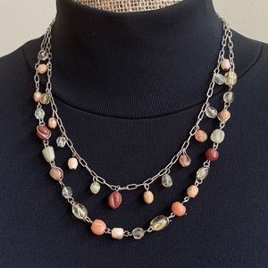 VICKY JOUSAN Vintage Beaded Double-Strand Necklace